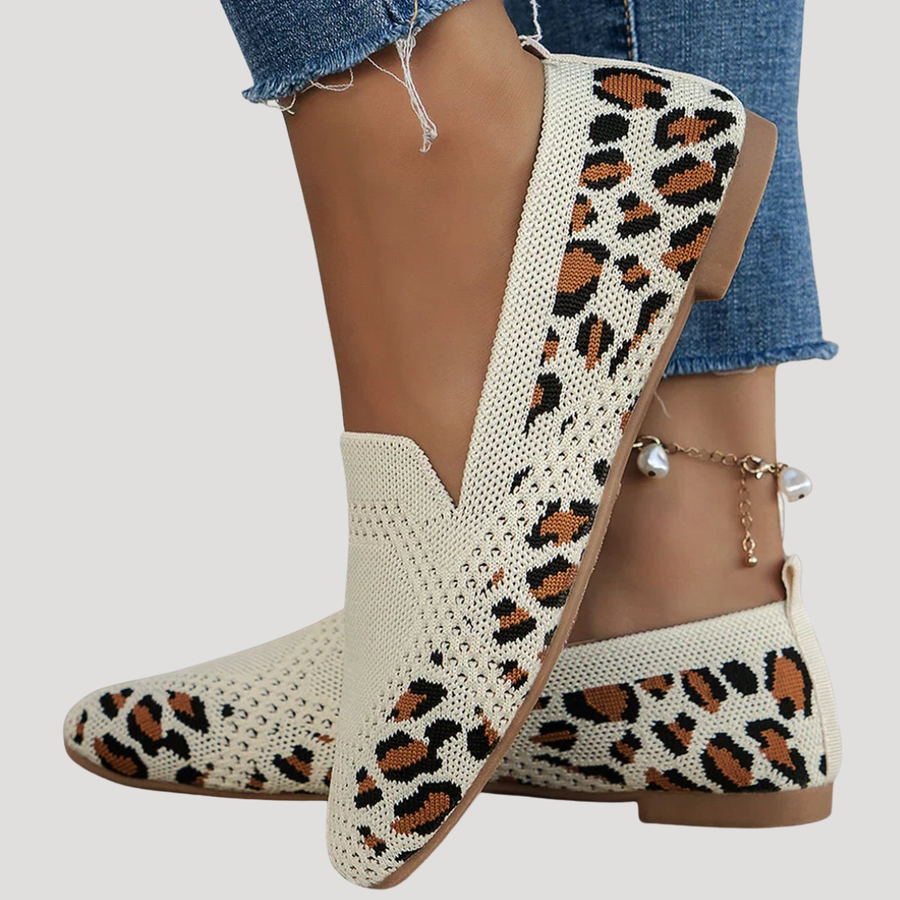 Romilly | Women's Square Toe Slip-On Flat Shoes