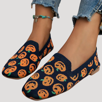 Romilly | Women's Square Toe Slip-On Flat Shoes