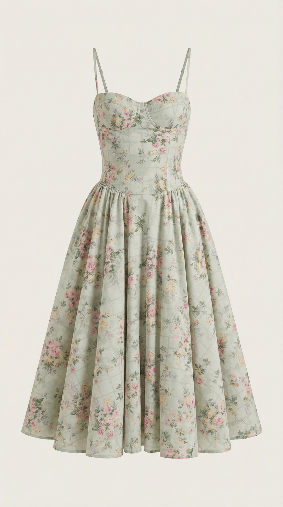 Ophelia – Romantic Cottage-Core Midi Dress
