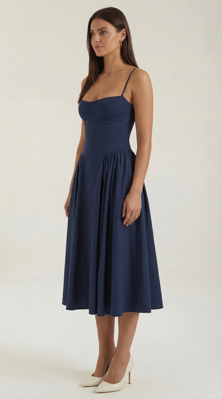 Ophelia – Romantic Cottage-Core Midi Dress