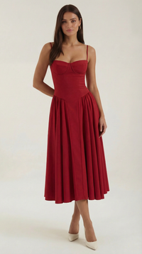 Ophelia – Romantic Cottage-Core Midi Dress