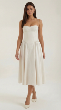 Ophelia – Romantic Cottage-Core Midi Dress