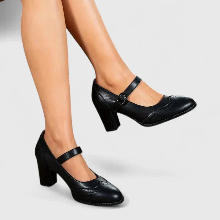 Rosalie | Women's Block Heel Mary Jane Shoes