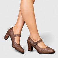 Rosalie | Women's Block Heel Mary Jane Shoes