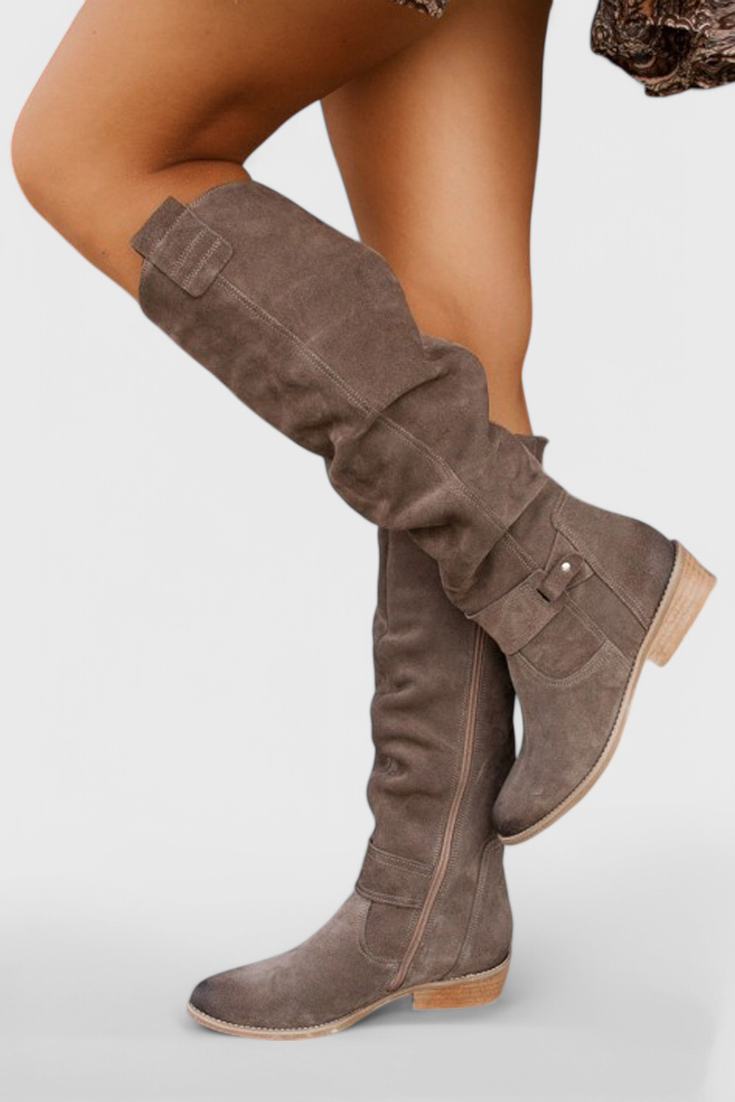 Rosanna | Women's Knee High Brown Boots
