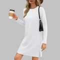 Rowanne | Women's Long Sleeve Round Neck Dress