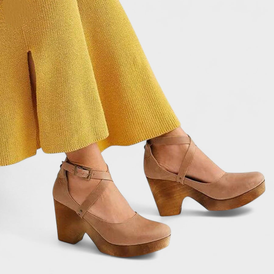 Rowena | Women's Mary Jane Platform Heels
