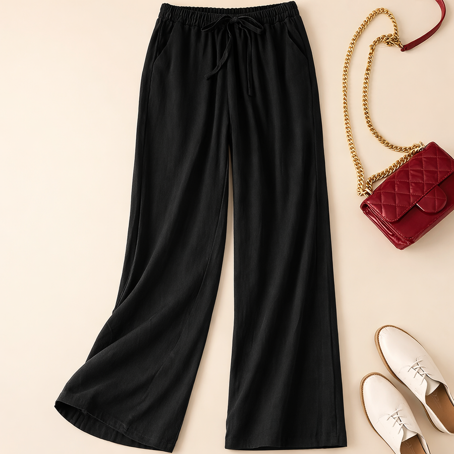 Roxanne | Women's Wide Leg Drawstring Pants