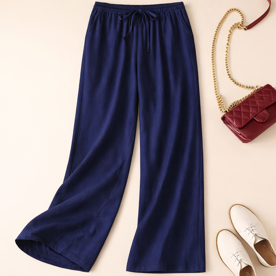 Roxanne | Women's Wide Leg Drawstring Pants