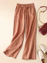 Roxanne | Women's Wide Leg Drawstring Pants