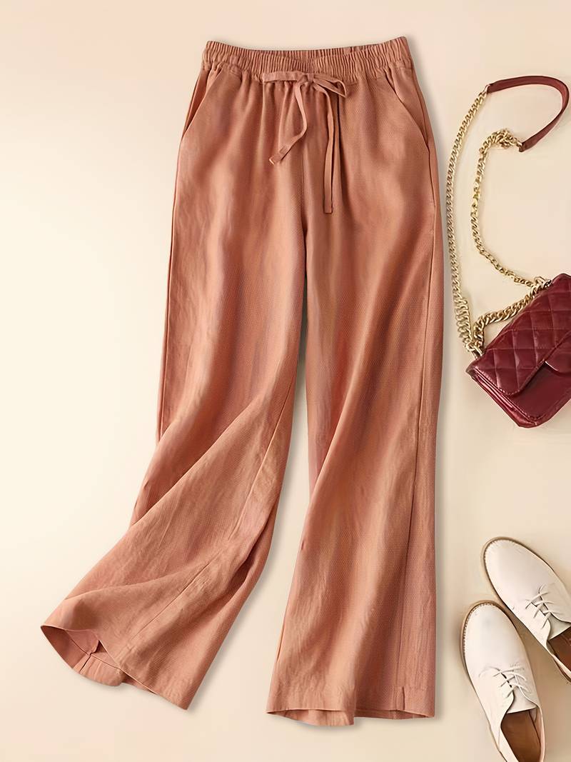 Roxanne | Women's Wide Leg Drawstring Pants