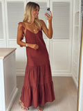 Rust Brick Tania Dress