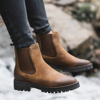 Sabrina | Women's Black Chunky Sole Ankle Boots