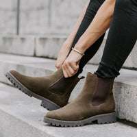 Sabrina | Women's Black Chunky Sole Ankle Boots