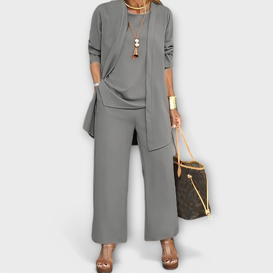 Saoirse | Women's Wide Leg Three Piece Set