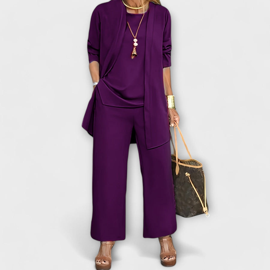 Saoirse | Women's Wide Leg Three Piece Set