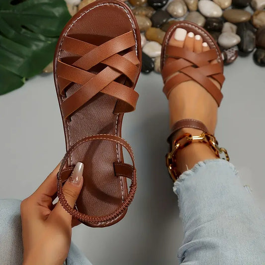Senna | Women's Strappy Flat Sandals
