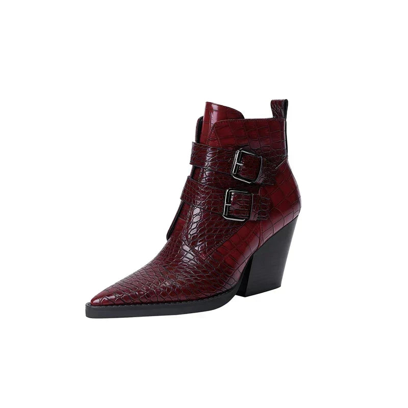Seraphima | Women's Buckle Ankle Boots