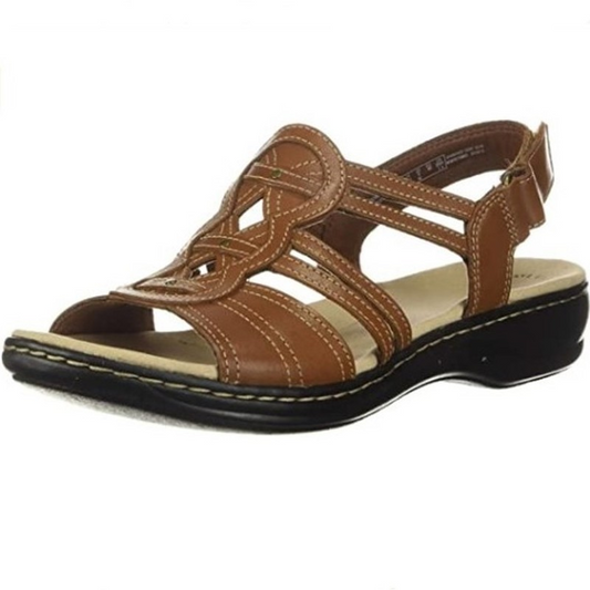 Seraphita | Women's Brown Comfort Strappy Sandals