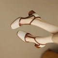 Seraphita | Women's T-Strap Block Heel Pumps