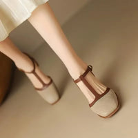 Seraphita | Women's T-Strap Block Heel Pumps