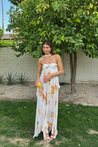 Serenelle | Women's Floral Halter Maxi Dress