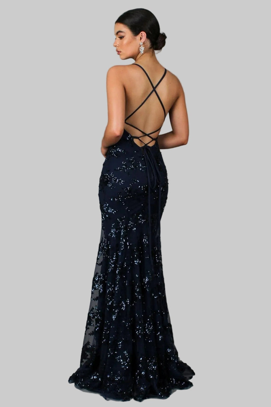 Glynis - Sequined Maxi Dress