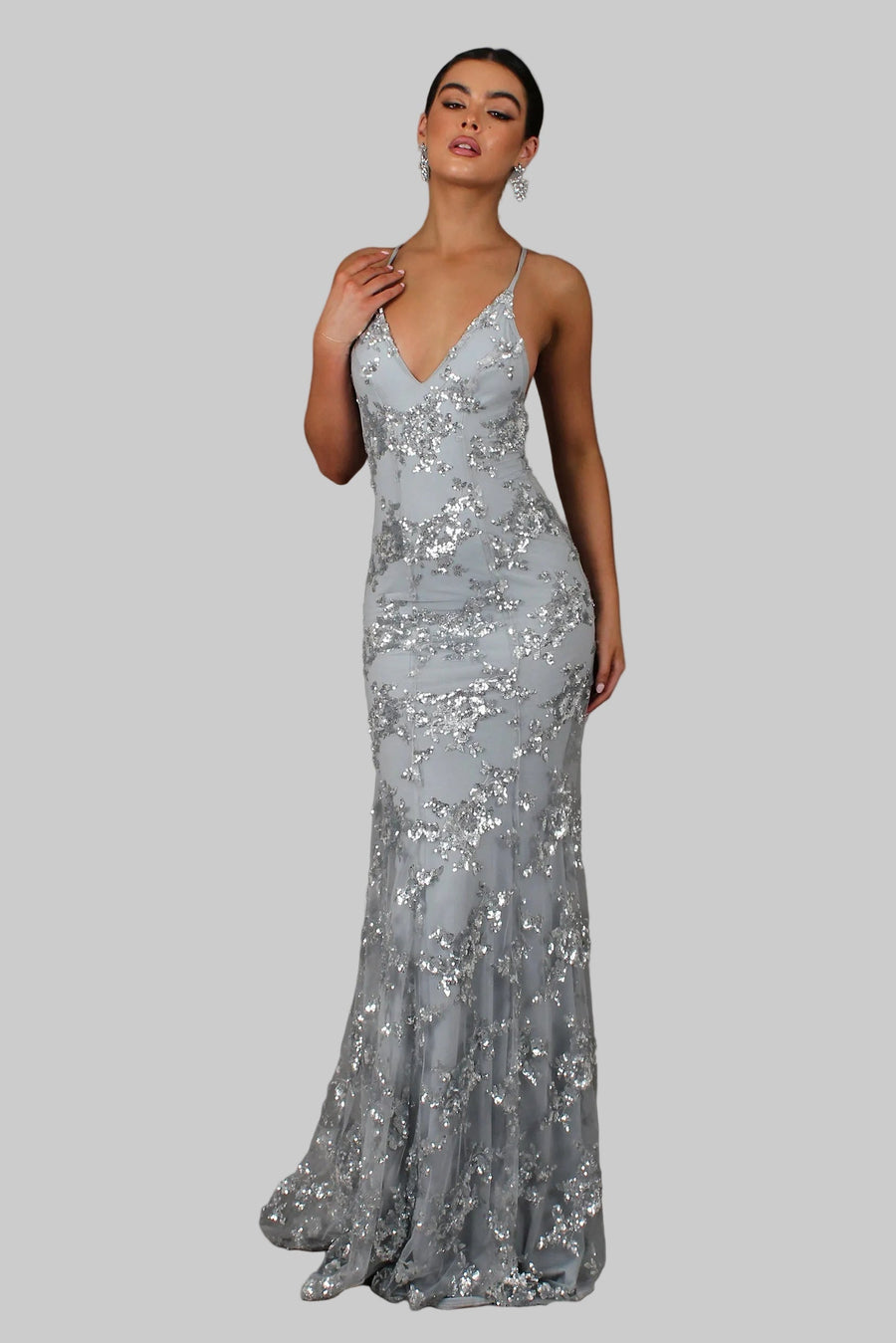 Glynis - Sequined Maxi Dress