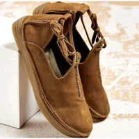 Sibyl | Women's Lace-Up Round Toe Flat Shoe