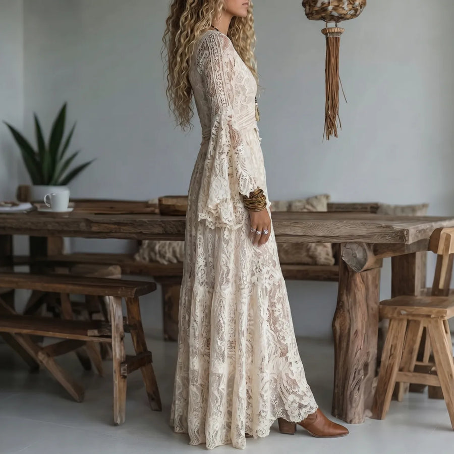 Lois - Vintage Mermaid Maxi Dress