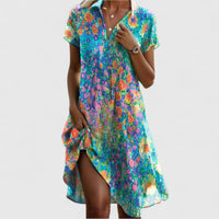 Sabrina | Glamorous Dress Multicolor