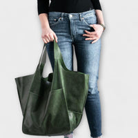 Olivia - Oversized Weekender Bag Green