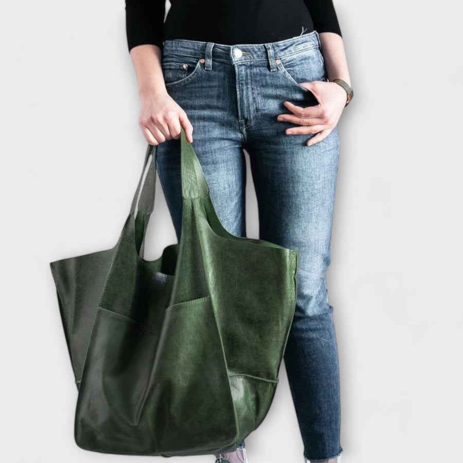 Olivia - Oversized Weekender Bag Green