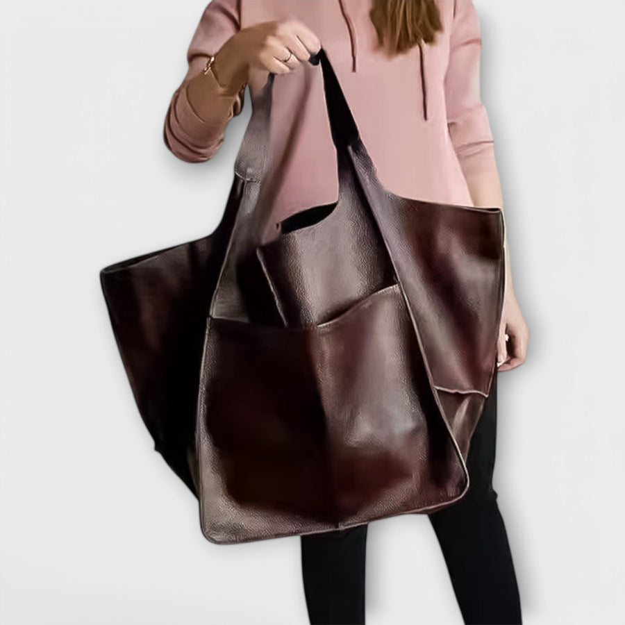Olivia - Oversized Weekender Bag Khaki