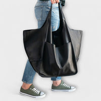 Olivia - Oversized Weekender Bag Black