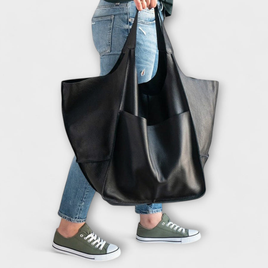 Olivia - Oversized Weekender Bag Black