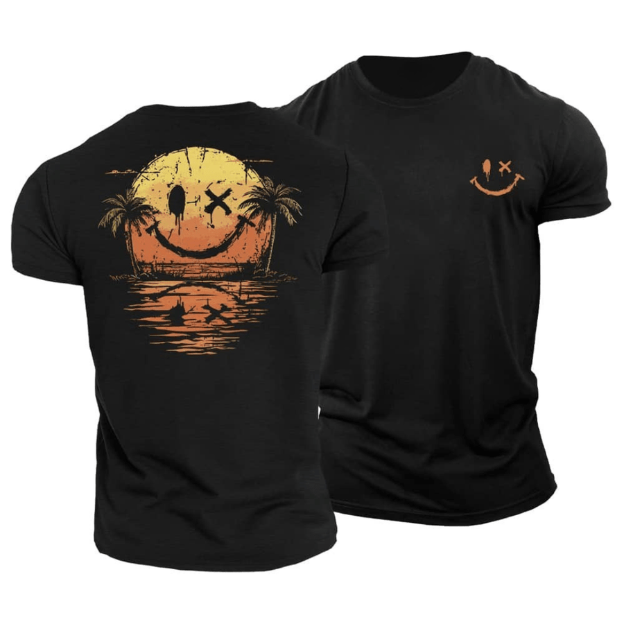 Cooper - Summer Beach Graphic T-Shirt