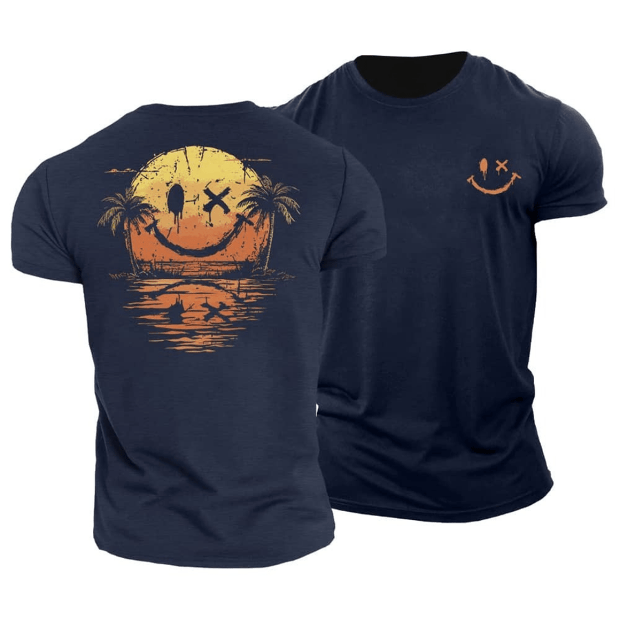 Cooper - Summer Beach Graphic T-Shirt