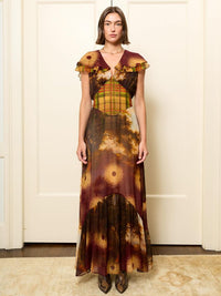 Sophie Dress In Plaid Multi