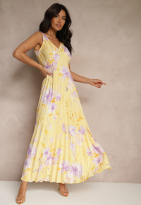 Soraya | Women's Floral Sleeveless V-Neck Maxi Dress