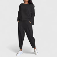Soe | Elegant Two-Piece Set Black