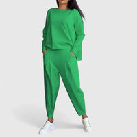 Soe | Elegant Two-Piece Set Green