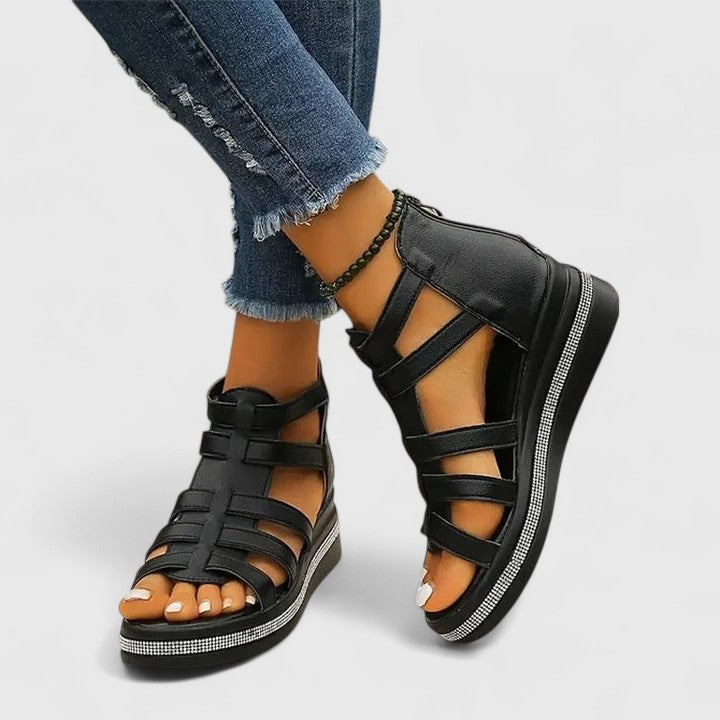 Kendall - Orthopedic Strass Sandals