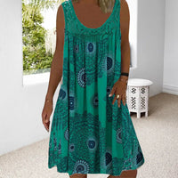 Lucille – Artistic Summer Midi Dress