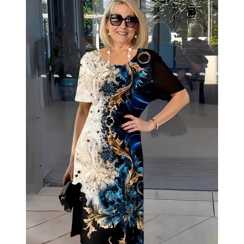 Odette - Printed Relaxed Dress