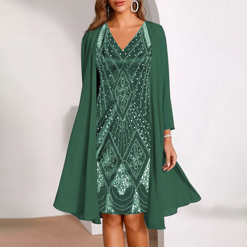 Rachel – Elegant Two-Piece Occasion Dress