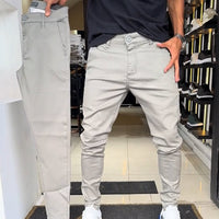 Neal - Slim-Fit Casual Trousers