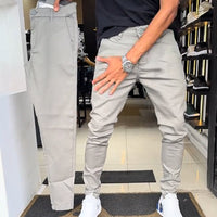 Neal - Slim-Fit Casual Trousers