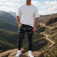 Ronan - Camouflage Workwear Cargo Trousers