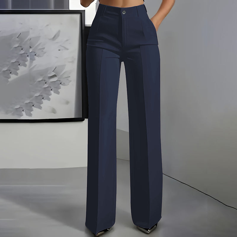 Sorrel - High-Waist Straight Dress Trousers
